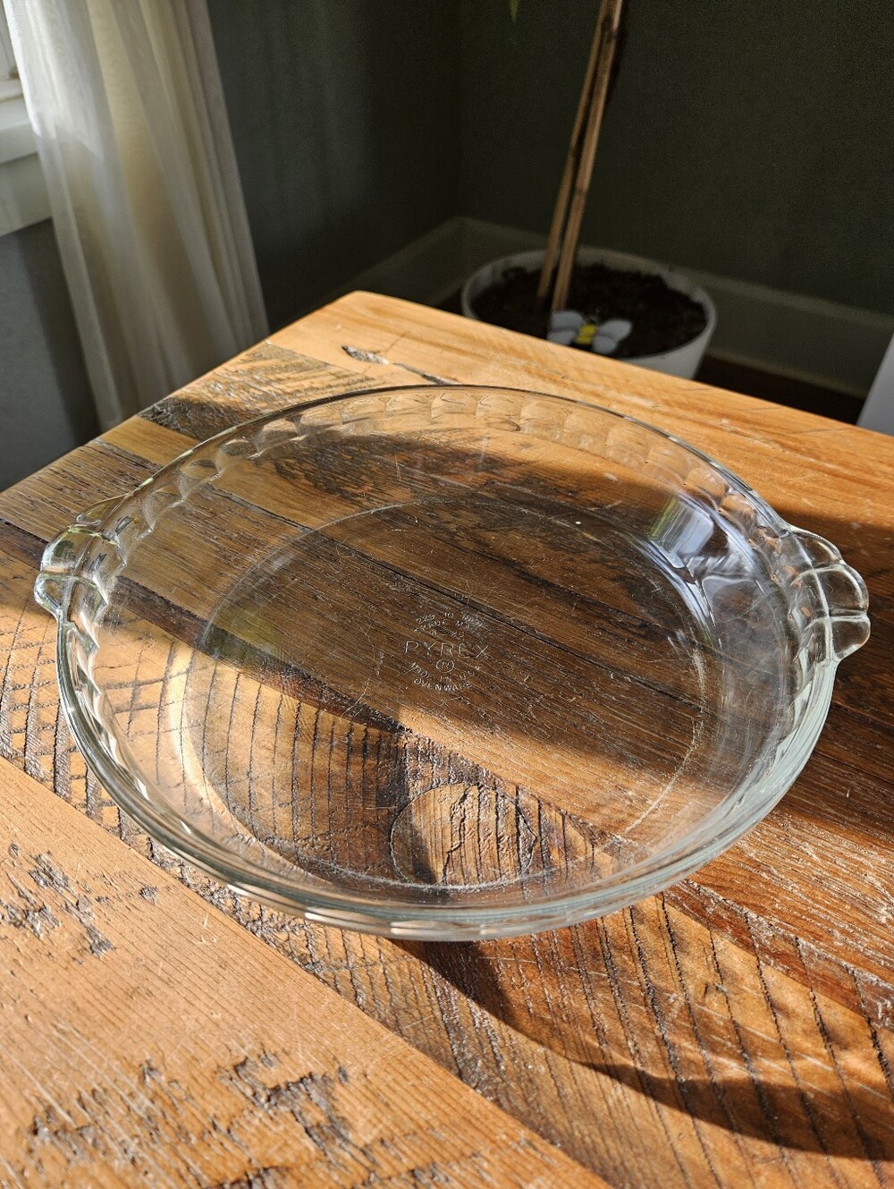 Vintage Pyrex Glass Pie Plate
